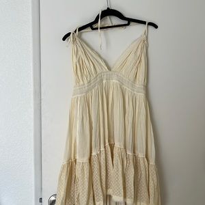 Beautiful Free People Cream Dress
